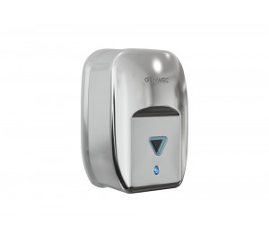 Wall mounted automatic dispenser stainless steel bright